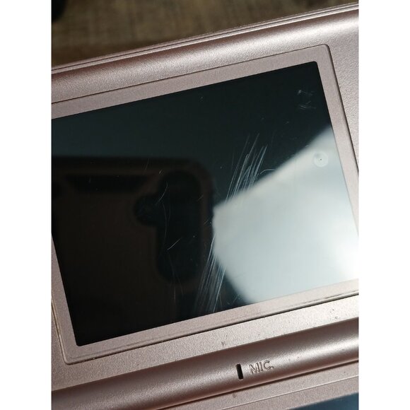 Nintendo DS Lite Metallica Rose Pink USG-001 Handheld W/ Charger & Stylus Tested - Picture 2 of 14